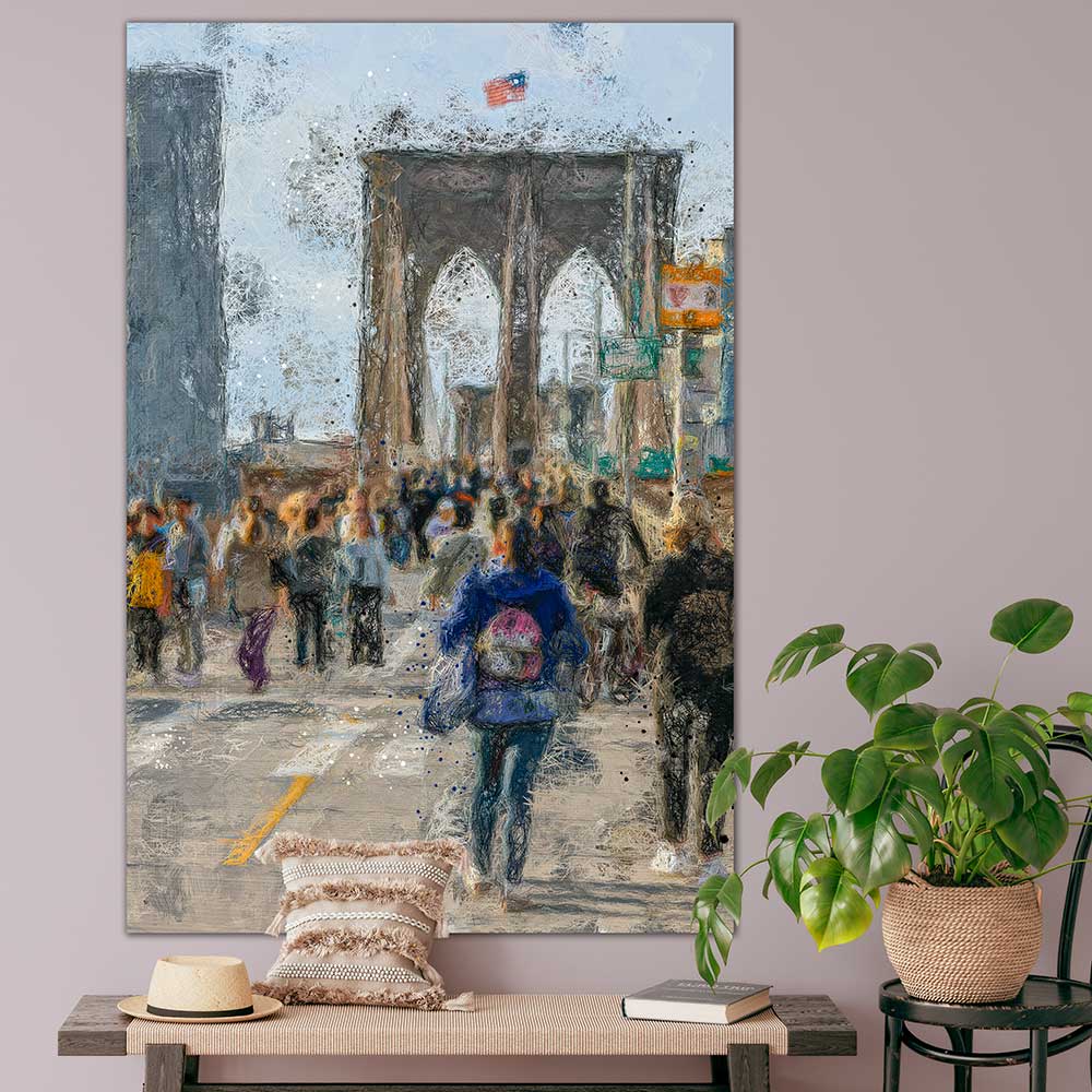 Brooklyn Bridge plakat til hjemmet