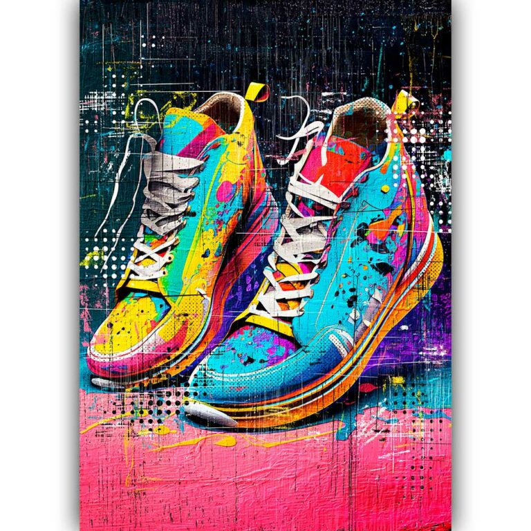 Pop art plakat Sneakers IV