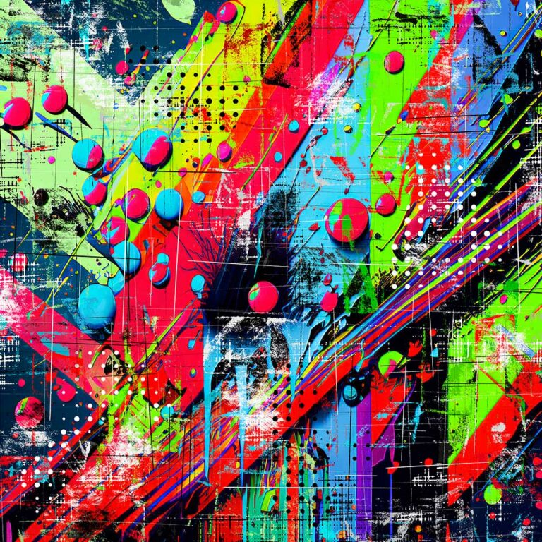 Popkunst abstrakt plakat Abstracts IV