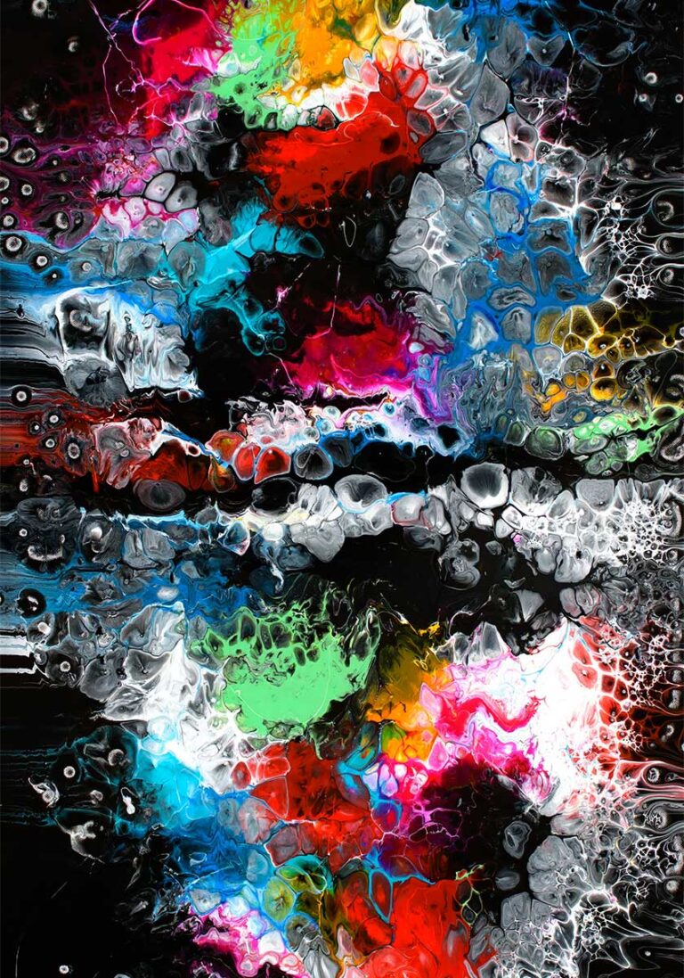 Lights III - sort stor plakat