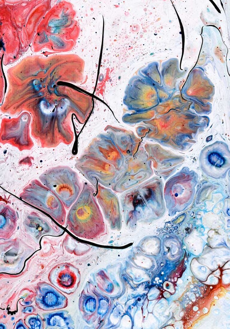 Rebound I - stor plakat med kunst