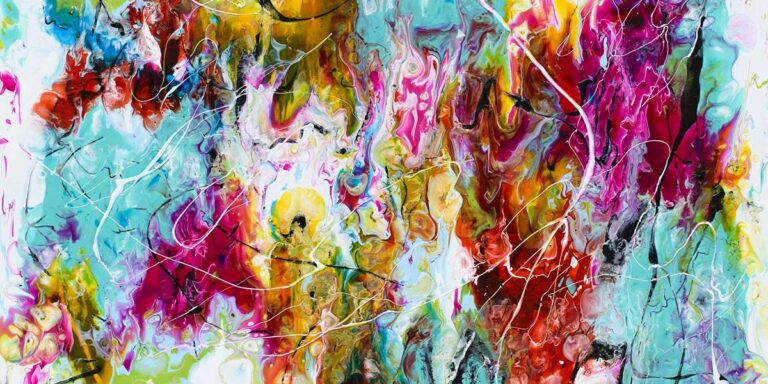 Stellar II - farverig k&aelig;mpe plakat