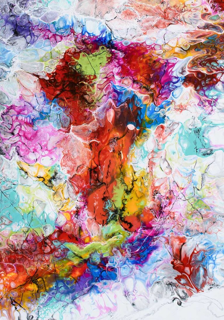 Blend III - flot abstrakt plakat