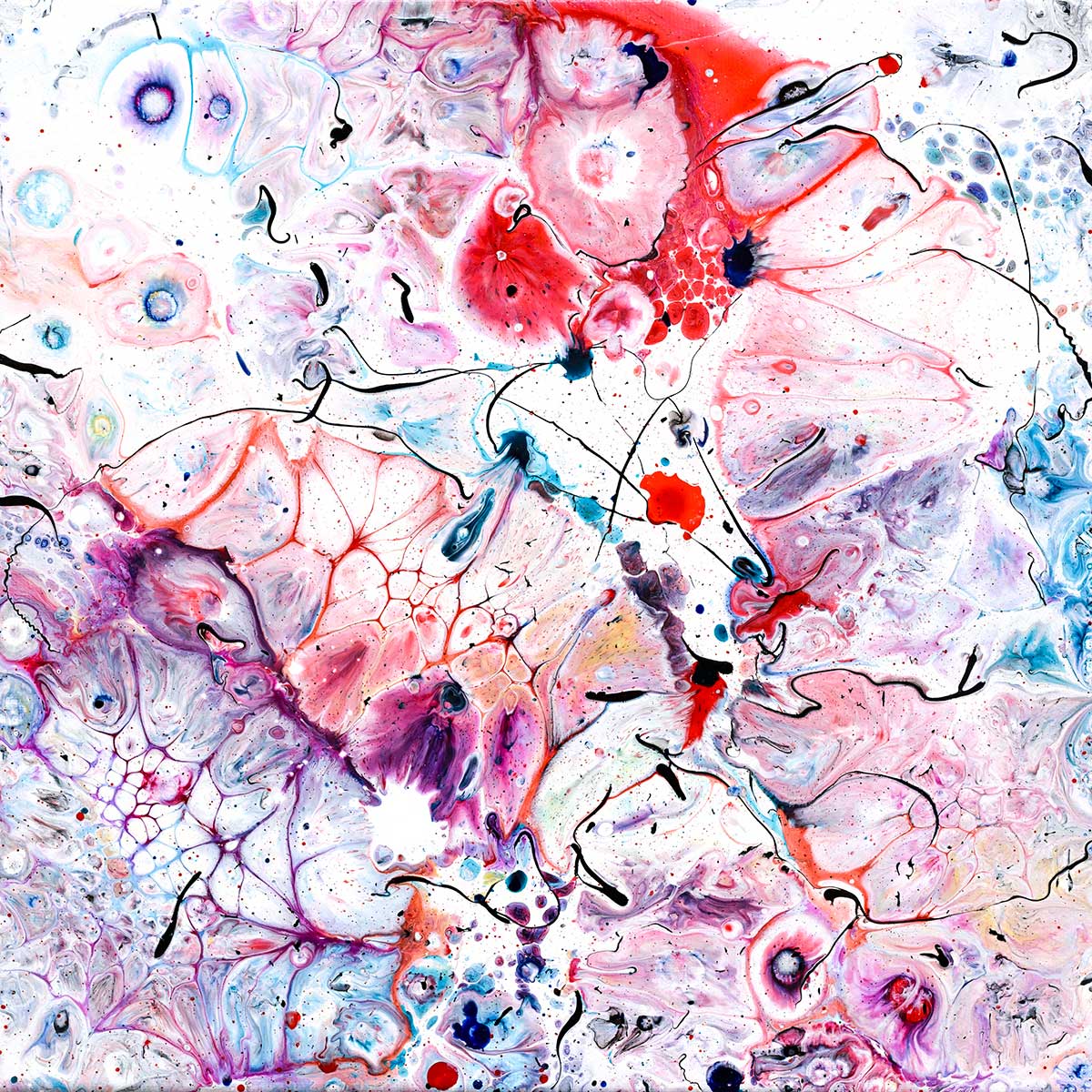 Rebound V - moderne kunst canvas billede