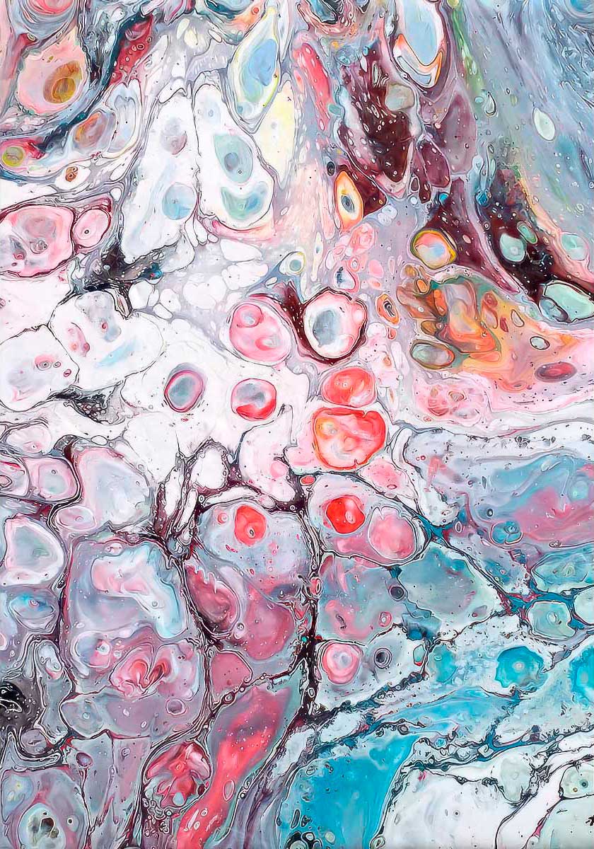 Allure II - kæmpe kunstplakat til stuen