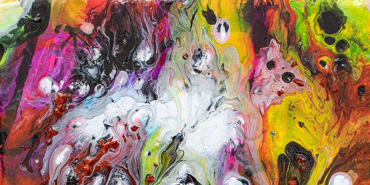 Burst IX - plakat med kunst