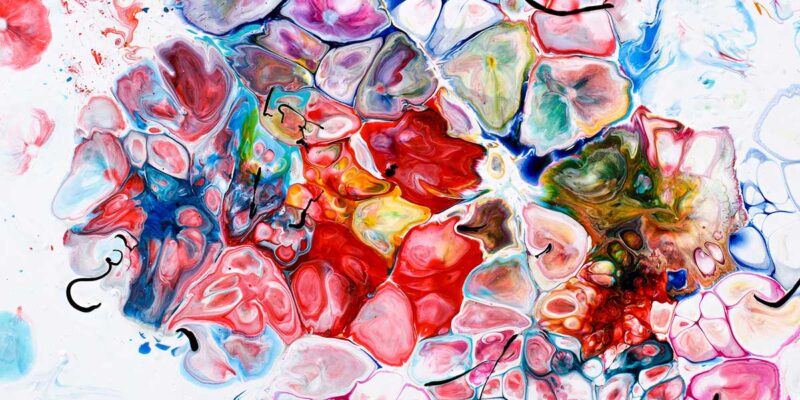 Moderne kunst til salg til hjemmet