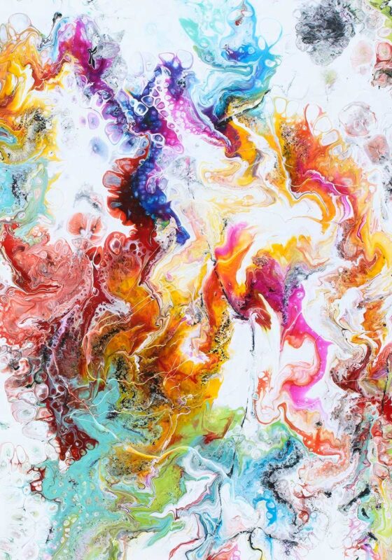 Moderne kunst til stuen