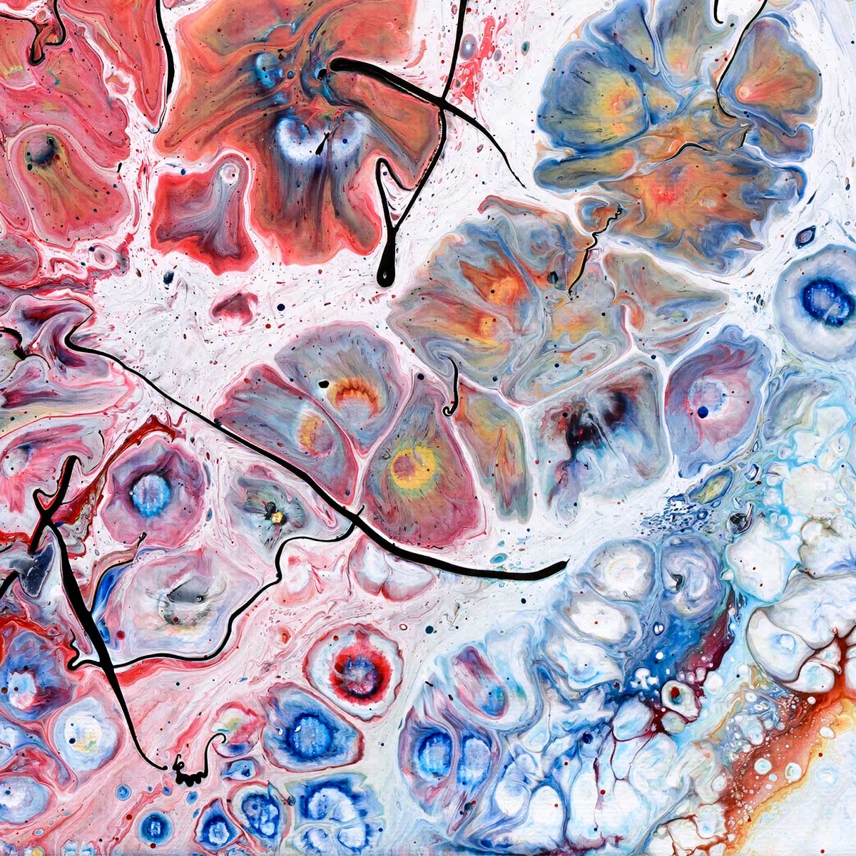 Rebound III - kunst plakat