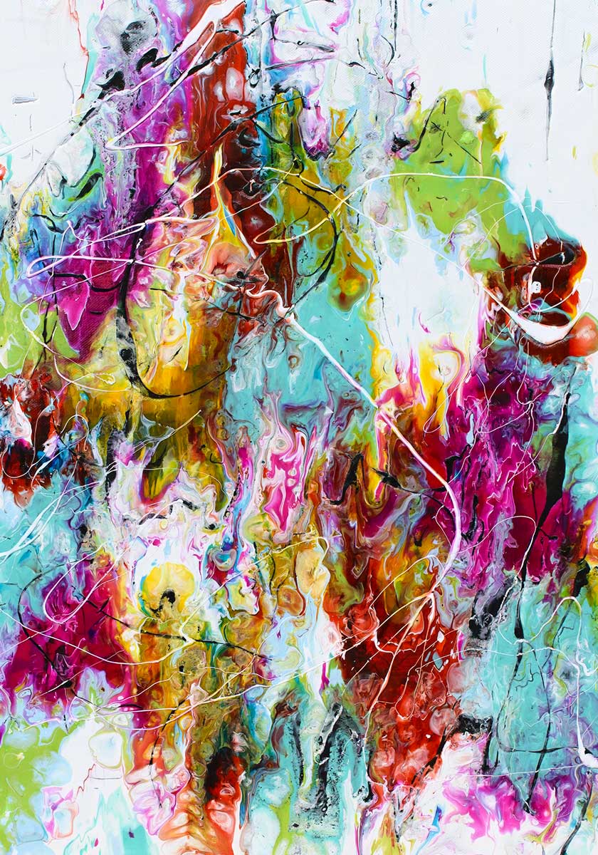 Stellar III - flot plakat med kunst